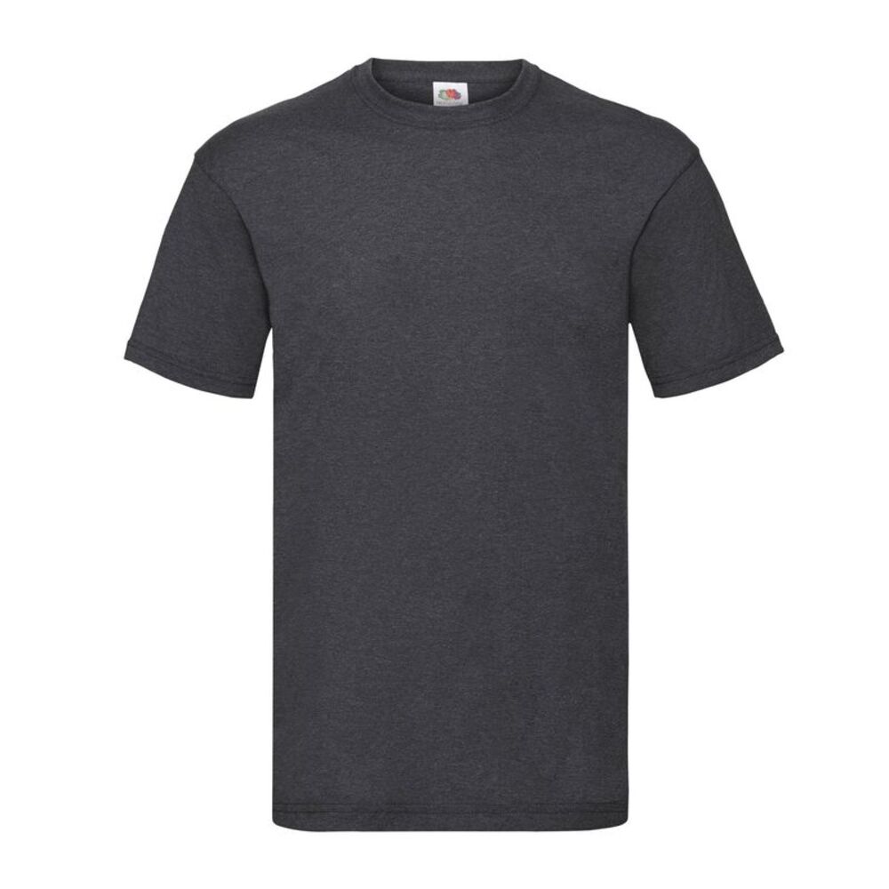 Fruit of the Loom Mens Valueweight Heather T-Shirt / Dark Grey